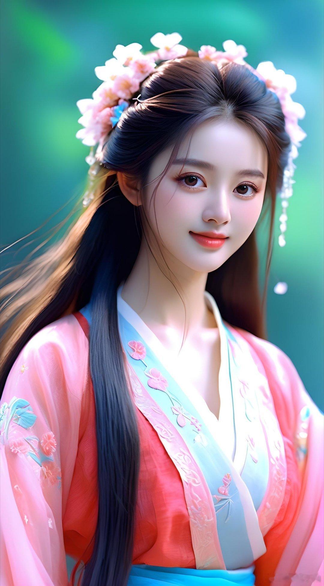 愿做一朵静心如花的女子，静静看你笑#开开心心##小仙女# ​​​