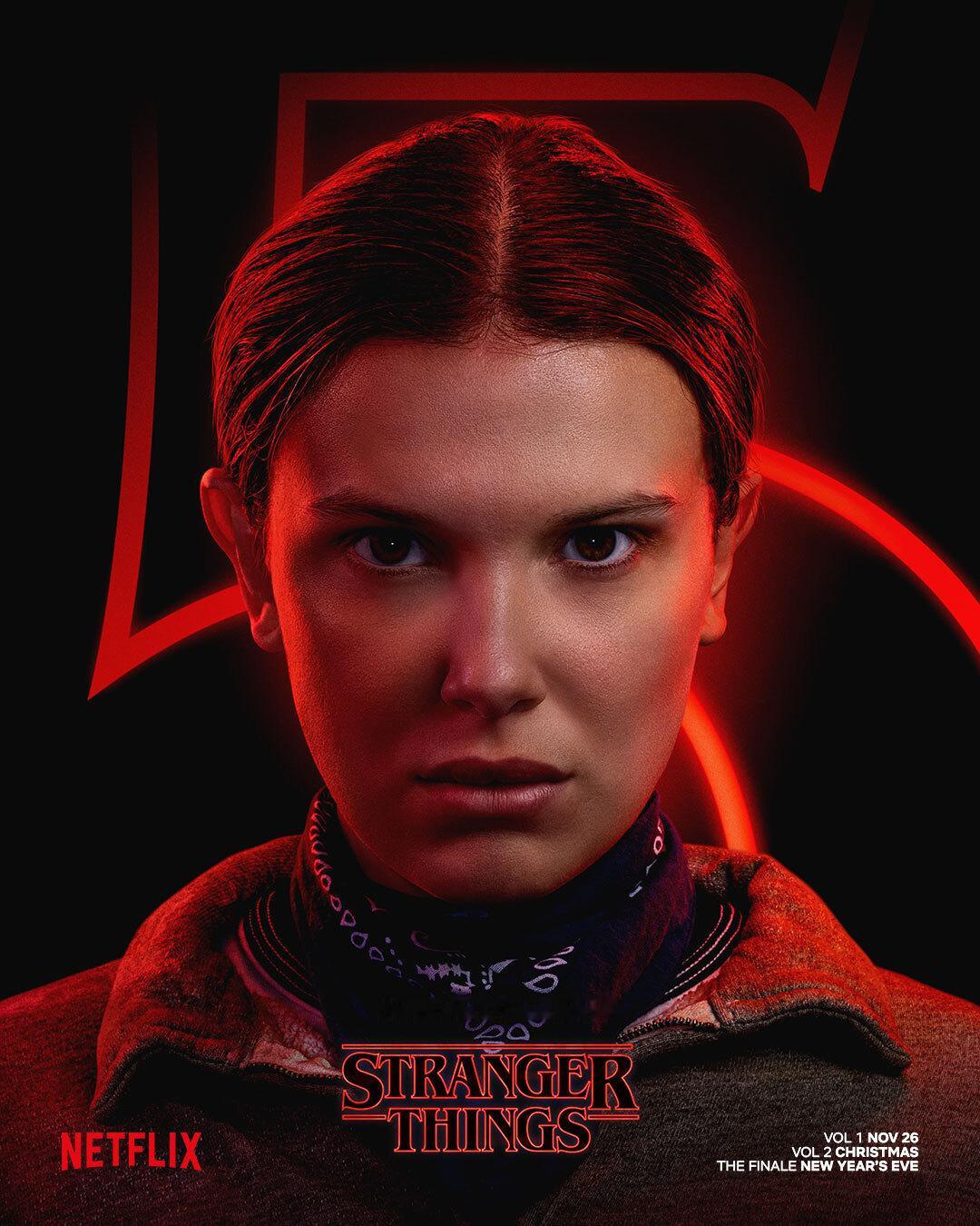 今天是「怪奇物语日」，《怪奇物语》第五季最终季曝光角色，终于要来了！！！！！《怪