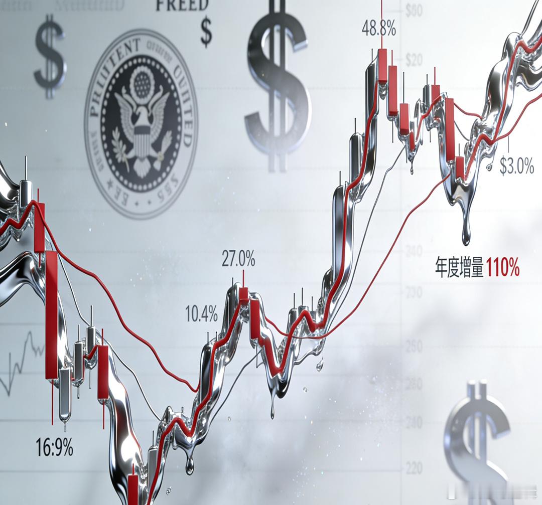 沪银大涨5.44%，接下来，短暂盘整后，还是上涨。面对白银的上涨，无论是伦敦的拆