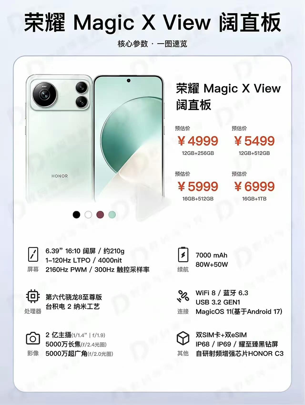 荣耀阔直板项目确实已经立项
但该图片属于网友臆想图[偷笑]
不可能与华为阔直板都