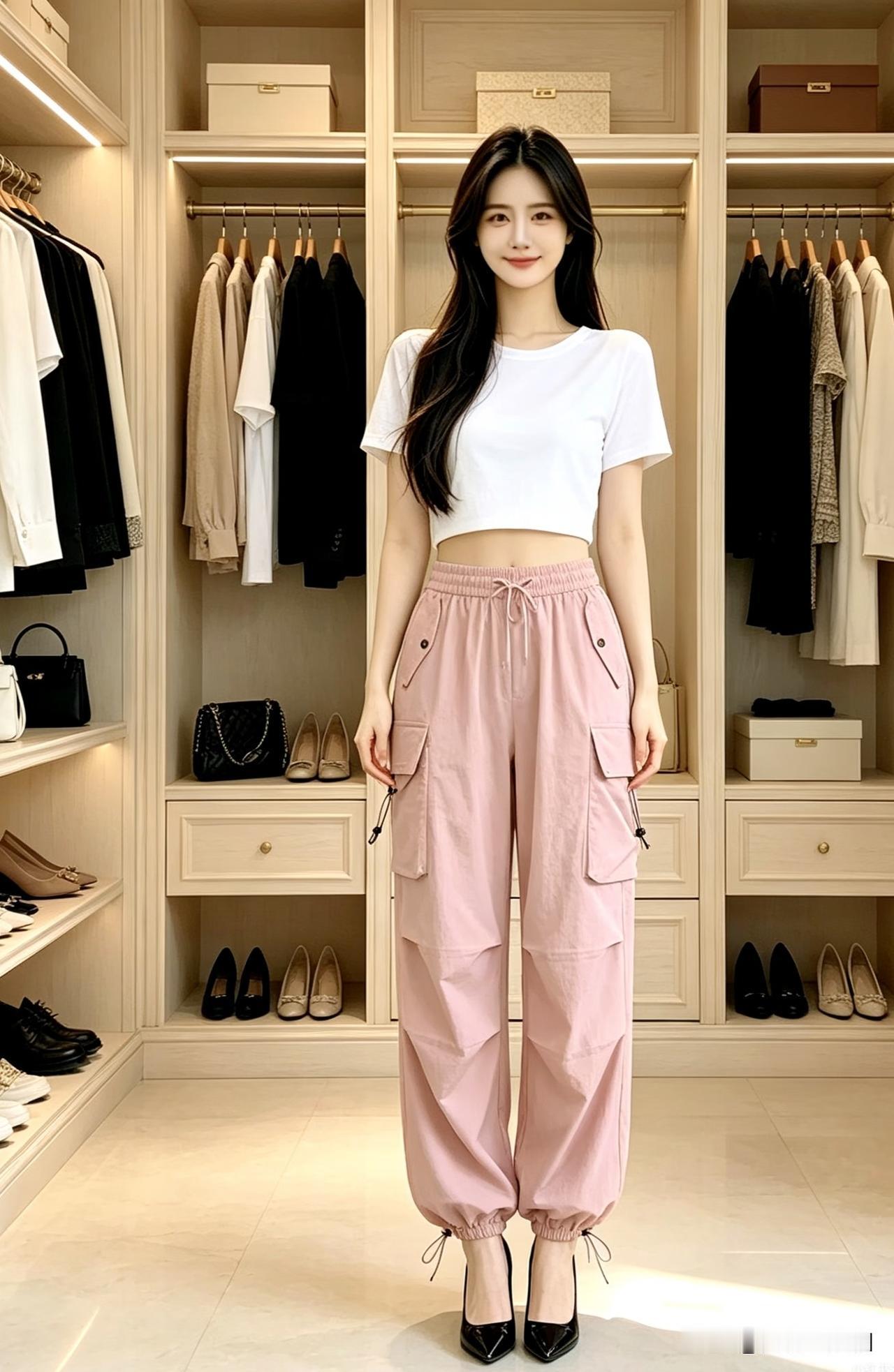 这姑娘穿得真舒服又好看！