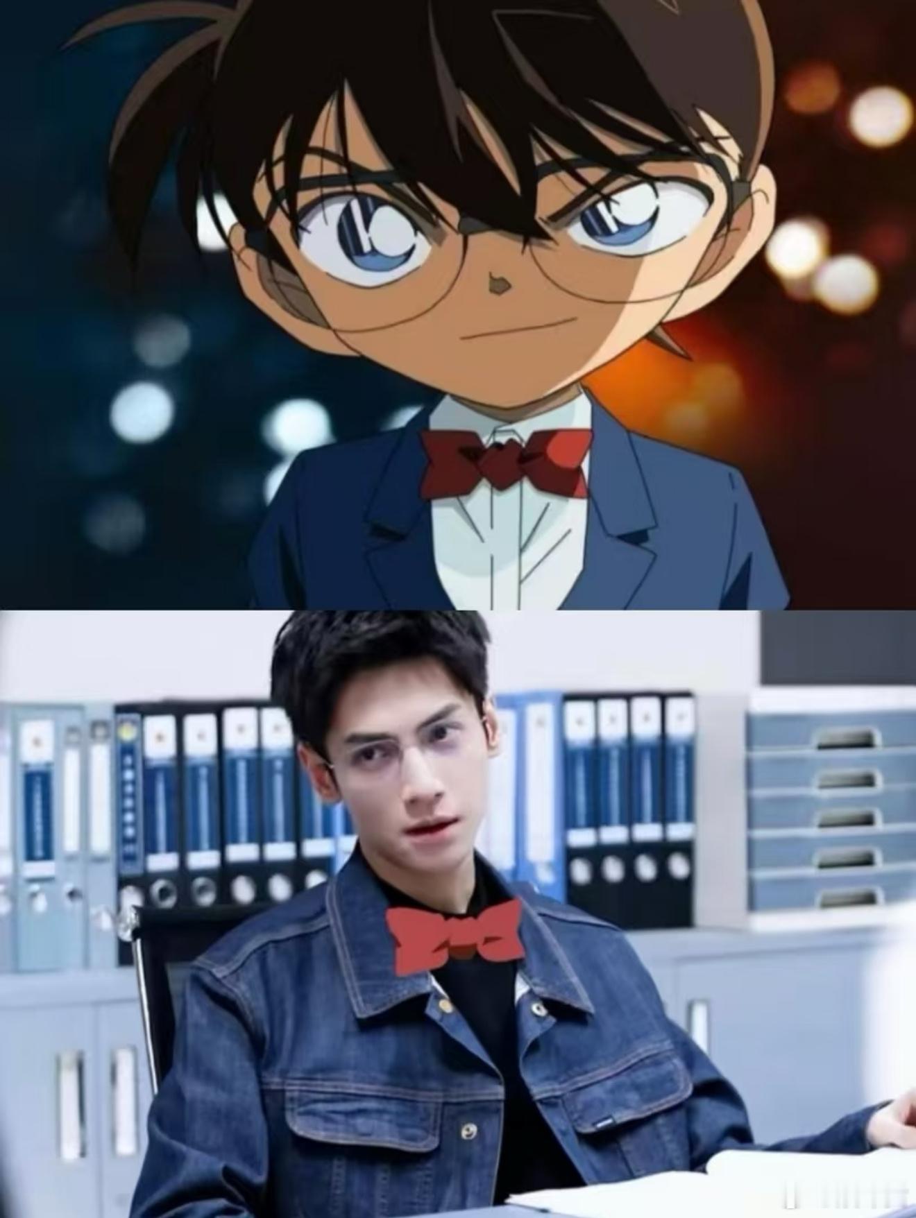 罗云熙模仿柯南真相只有一个 三人玩梗太有梗！罗云熙江奇霖刘雅瑟同步复刻柯南，步调