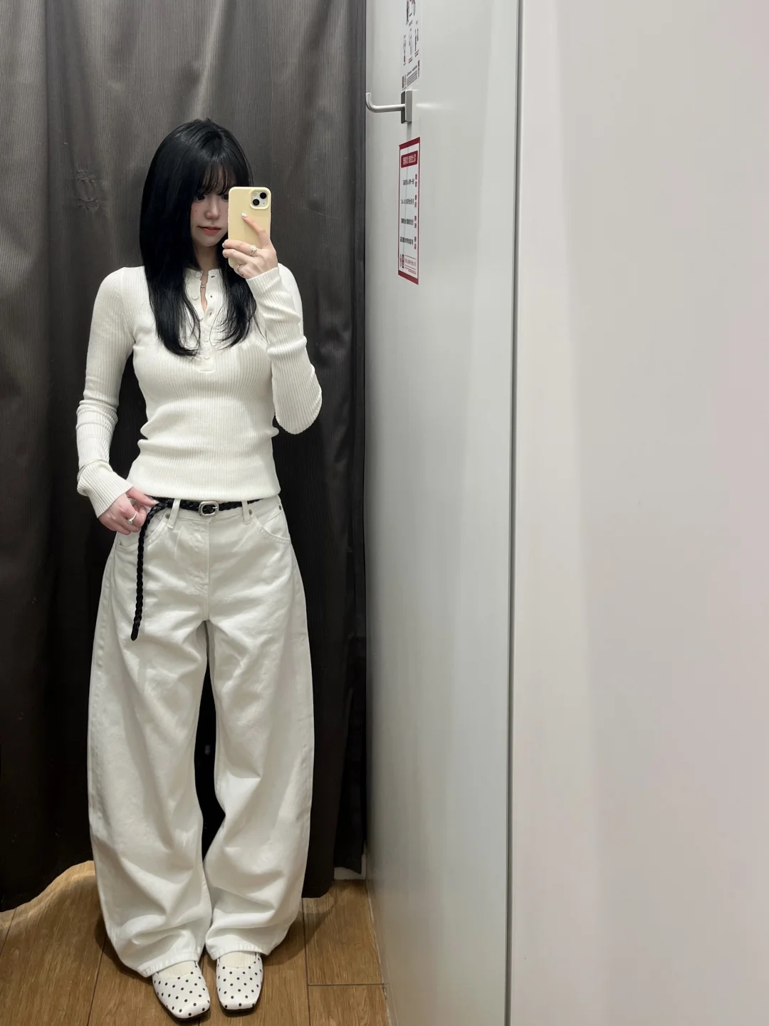 优衣库all white淡人早春💭简单干净好松弛