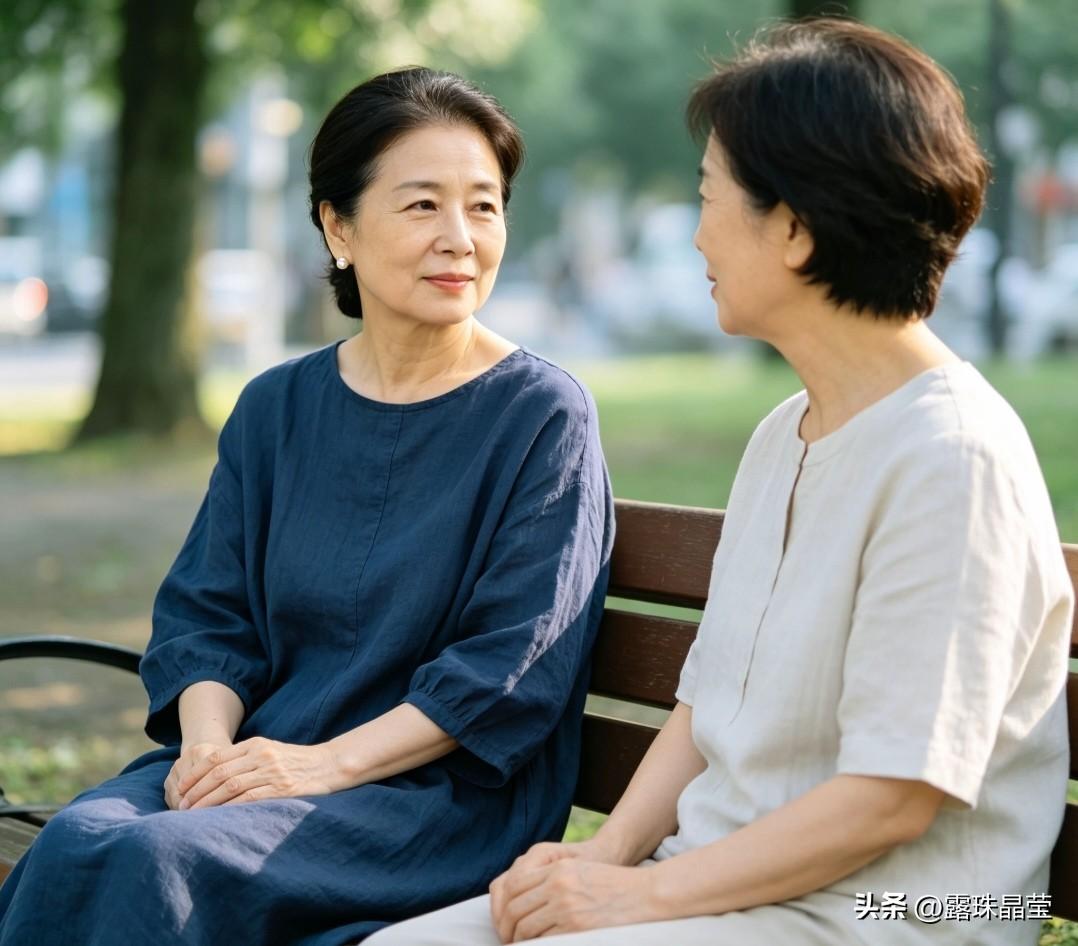 63岁大姐一身棉麻裙子，几句话点醒我
 
早上去公园遛弯，长椅上坐着个六十三岁大