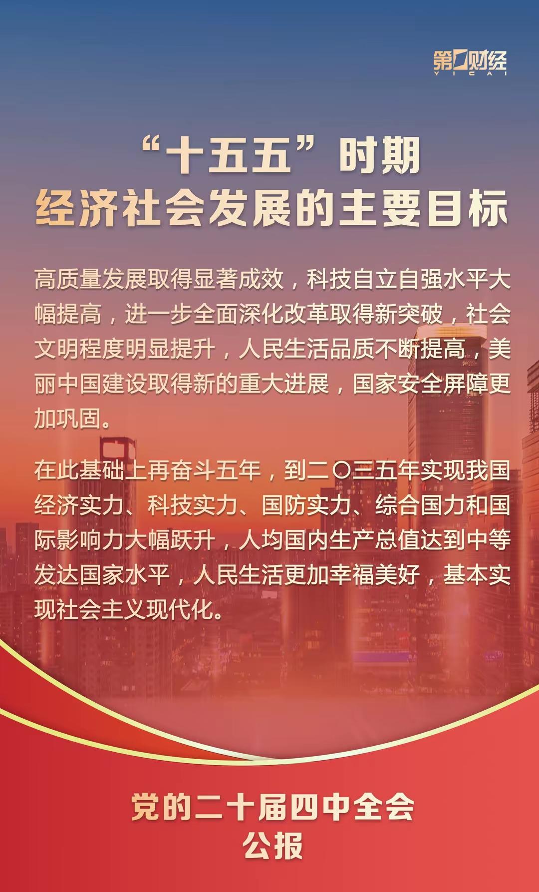 目标非常美好，而且一定能实现。到二〇三五年实现我国经济实力、科技实力、国防实力、