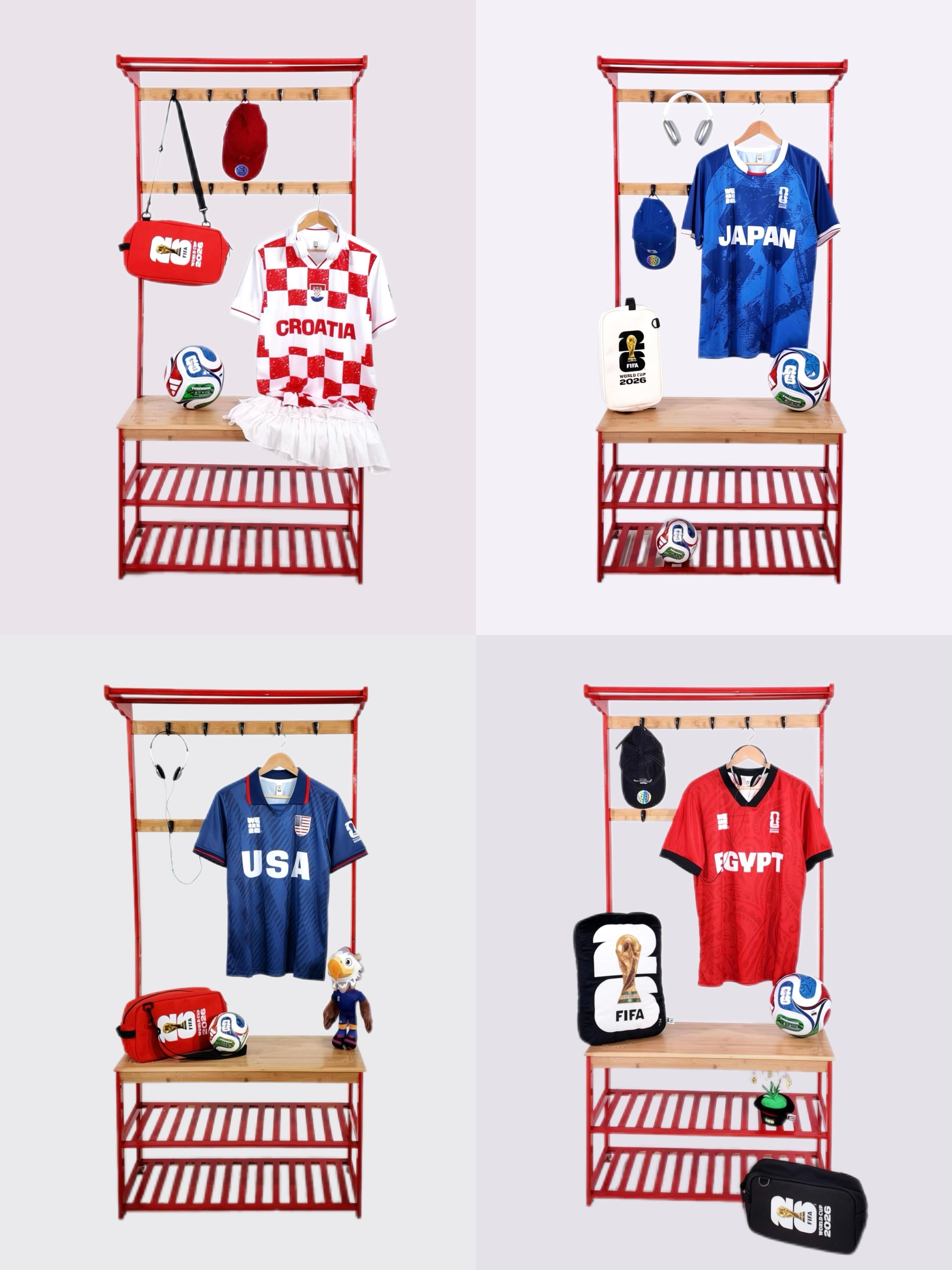 世界杯大V说世界杯时尚赛场FIFA官方上新五款国家队助威服，各有特色让人难以抉择