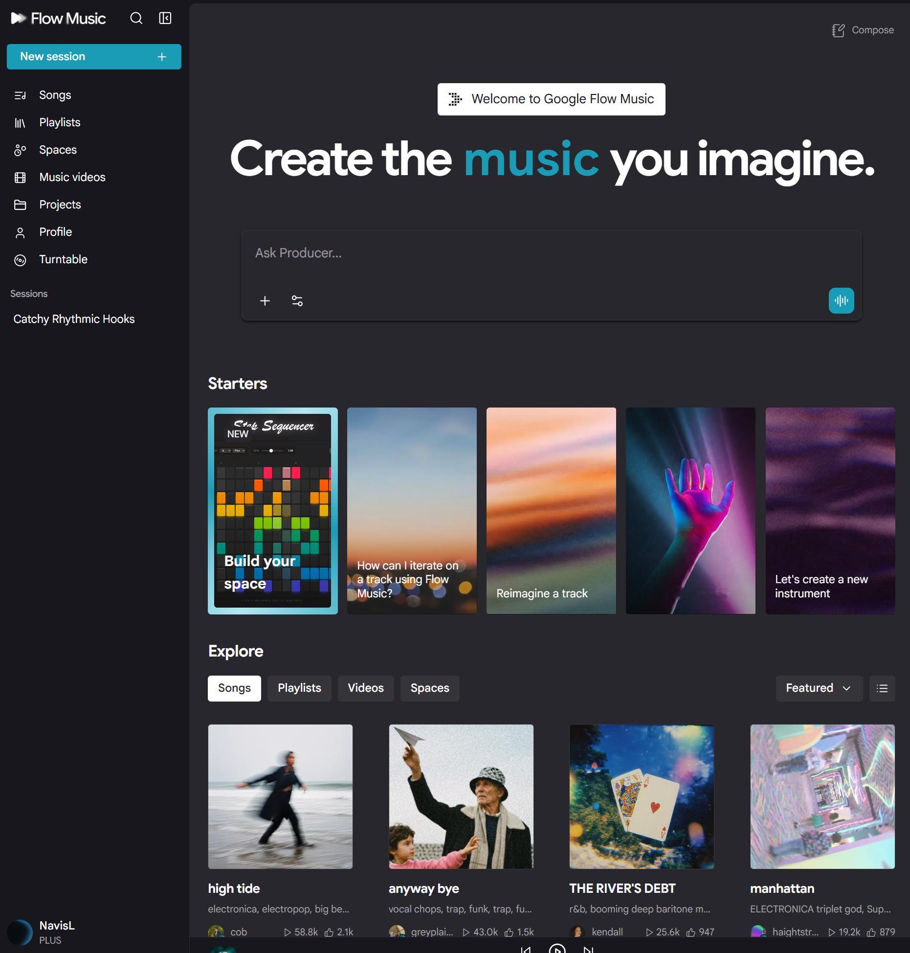 Google 新的 Flow Music 效果很好，感觉以后视频 BGM 全都可