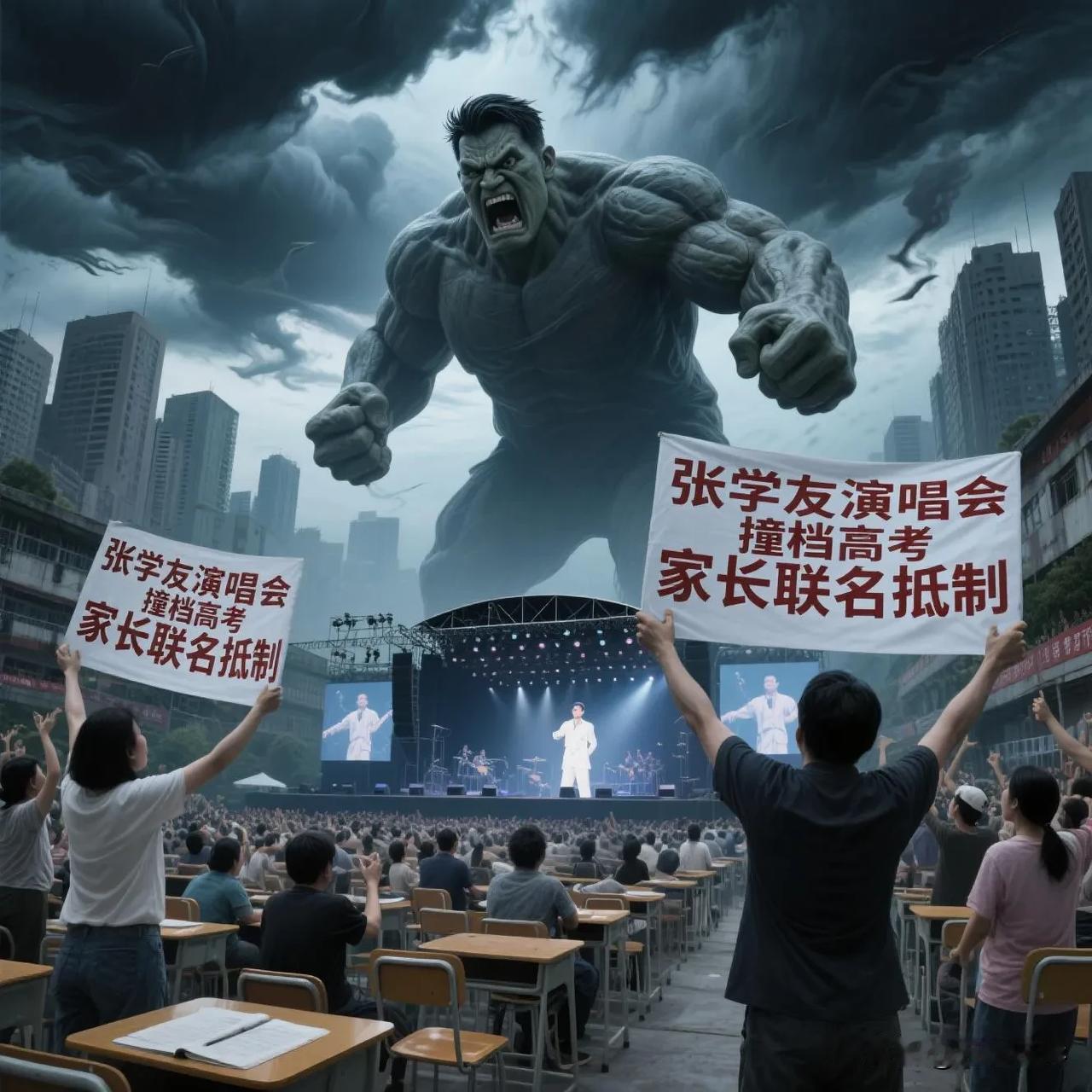 张学友演唱会撞档高考，这波矛盾你站谁？
 
最近，娱乐圈出了个大新闻，张学友“6