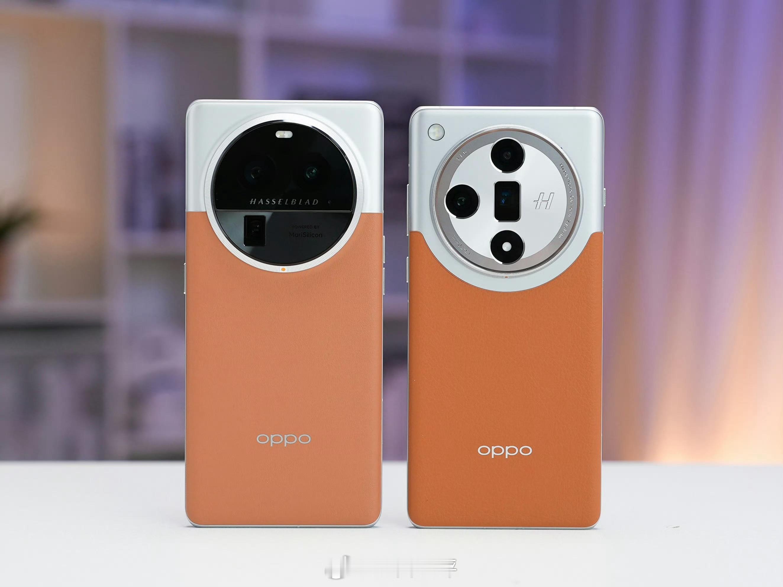 回顾下OPPO Find X6 Pro和Find X7系列时期的拼色设计。该说不