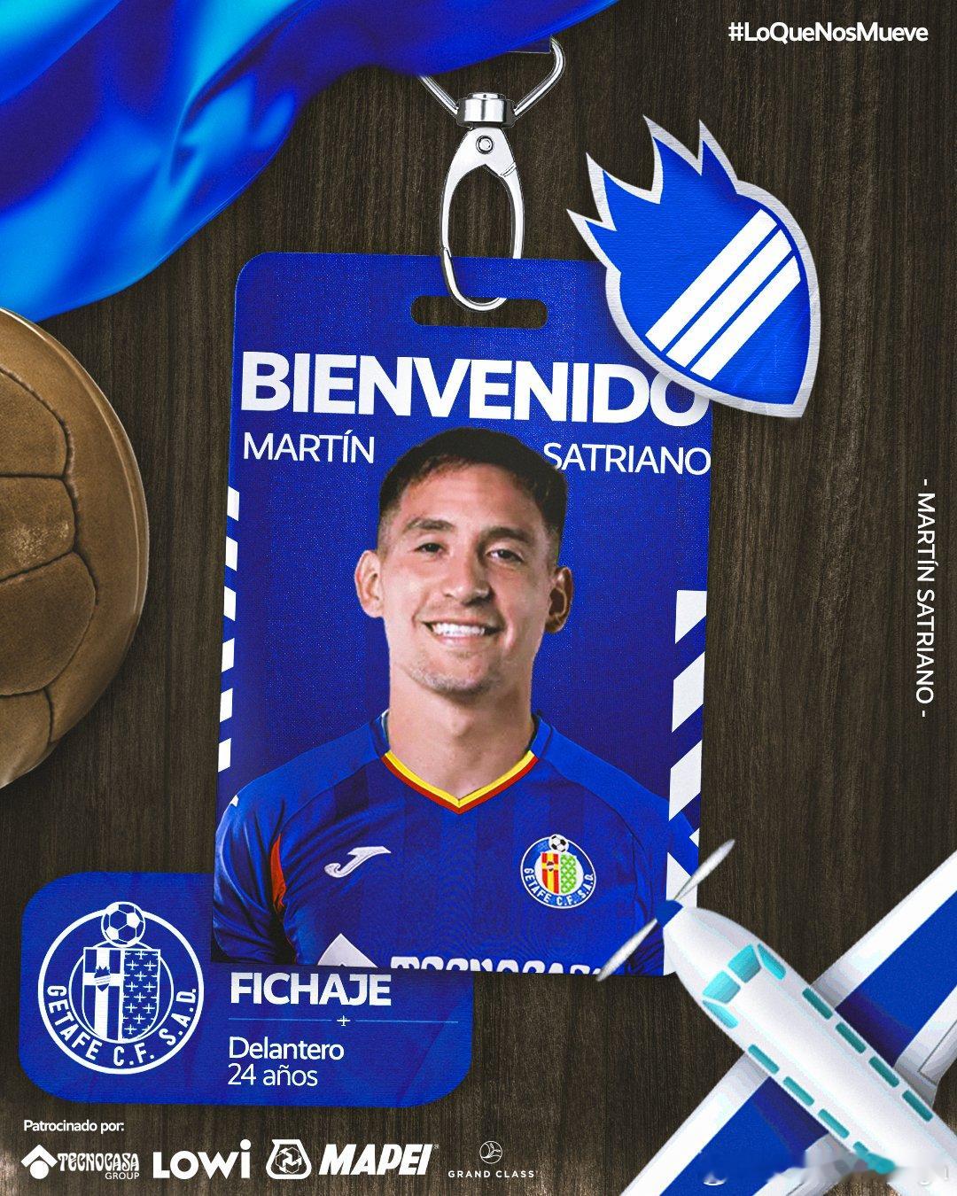 【签约】赫塔费冬窗第二签：马丁-萨特里亚诺马丁-阿德里安-萨特里亚诺（Martí