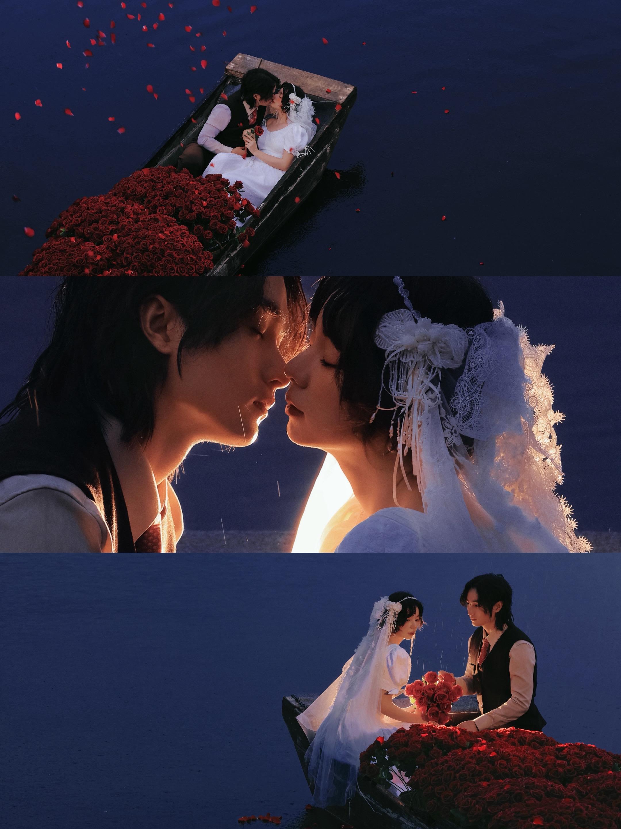 与你的爱像电影一般浪漫。