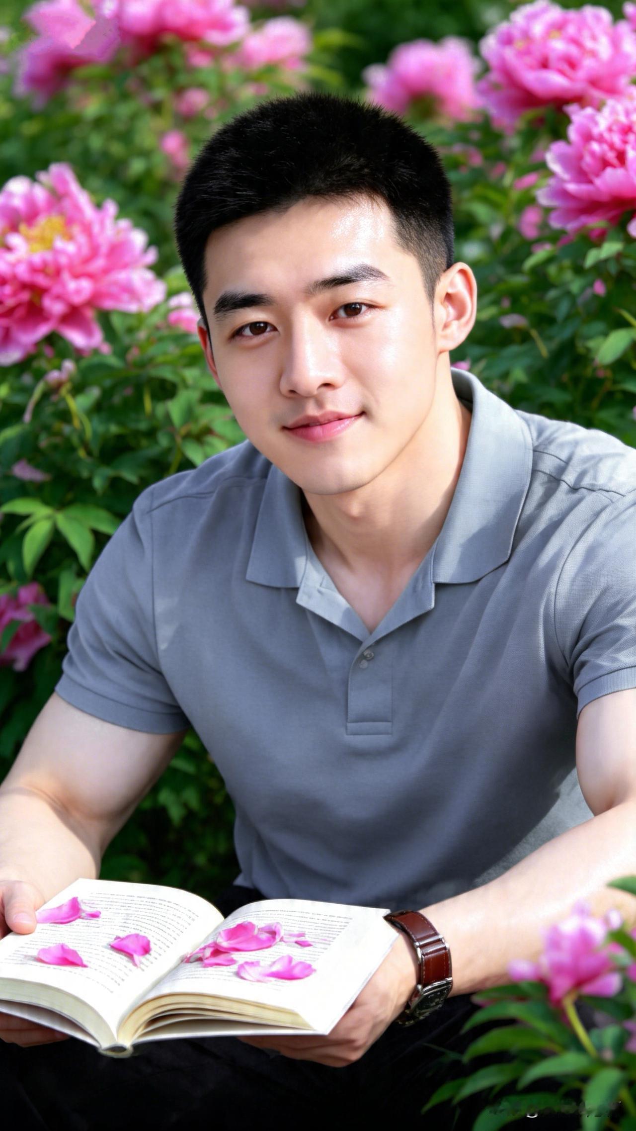 翻阅春天帅哥 阳光男孩