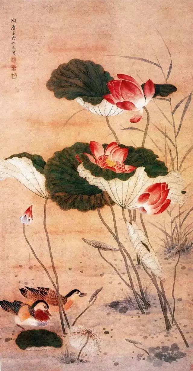 【7】《荷花鸳鸯图 》清 吴振武“七夕”佳节是全天下有情人共同庆祝的节日。在生活