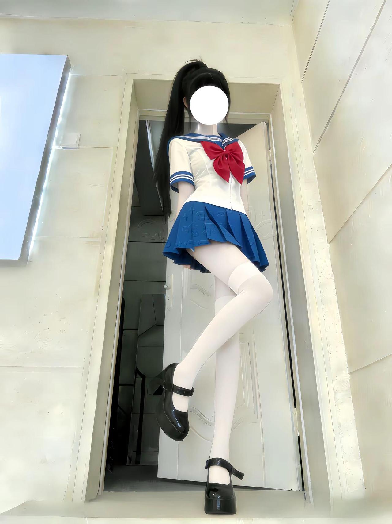 听劝就能吃饱饭学院风穿搭 jk拍照姿势 jk拍照技巧