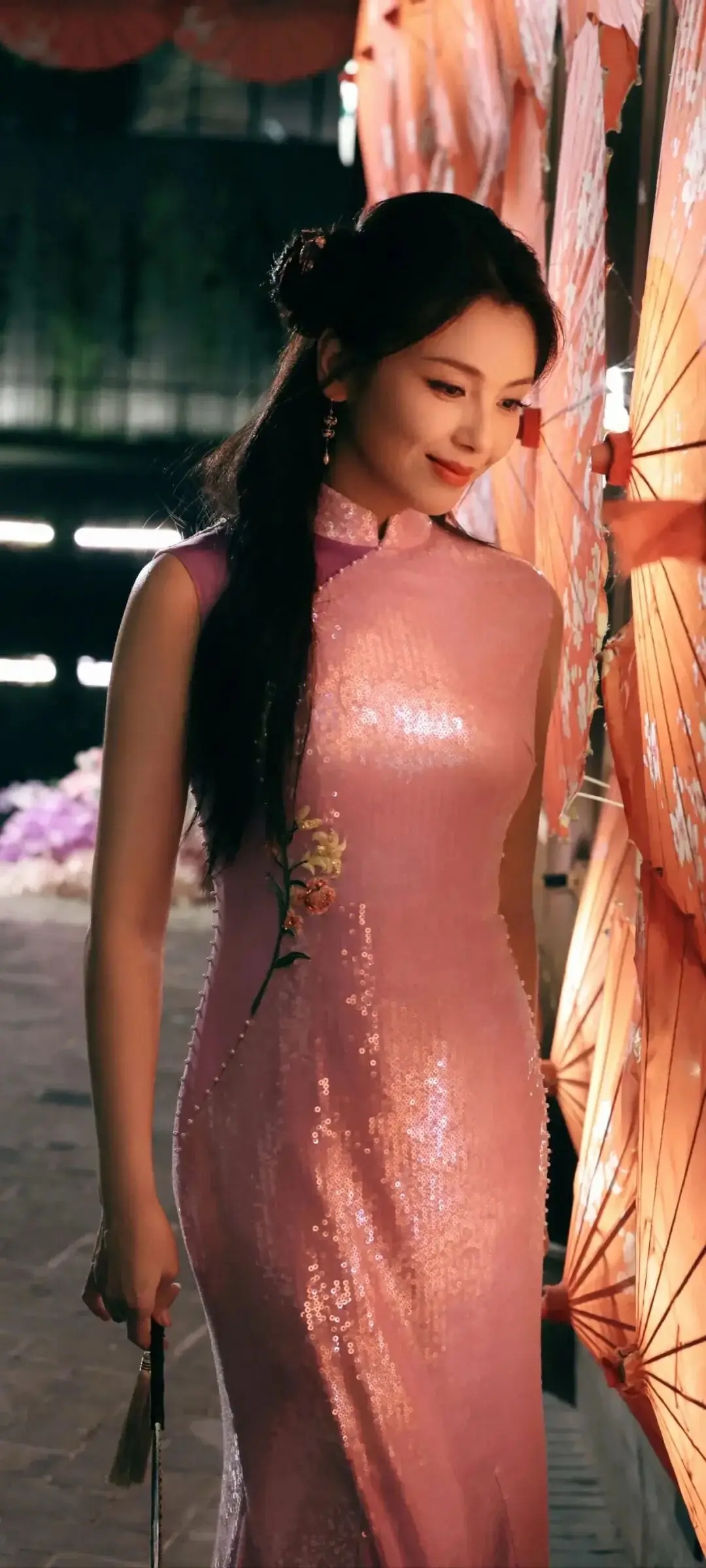 刘涛｜粉色旗袍，太有韵味了！