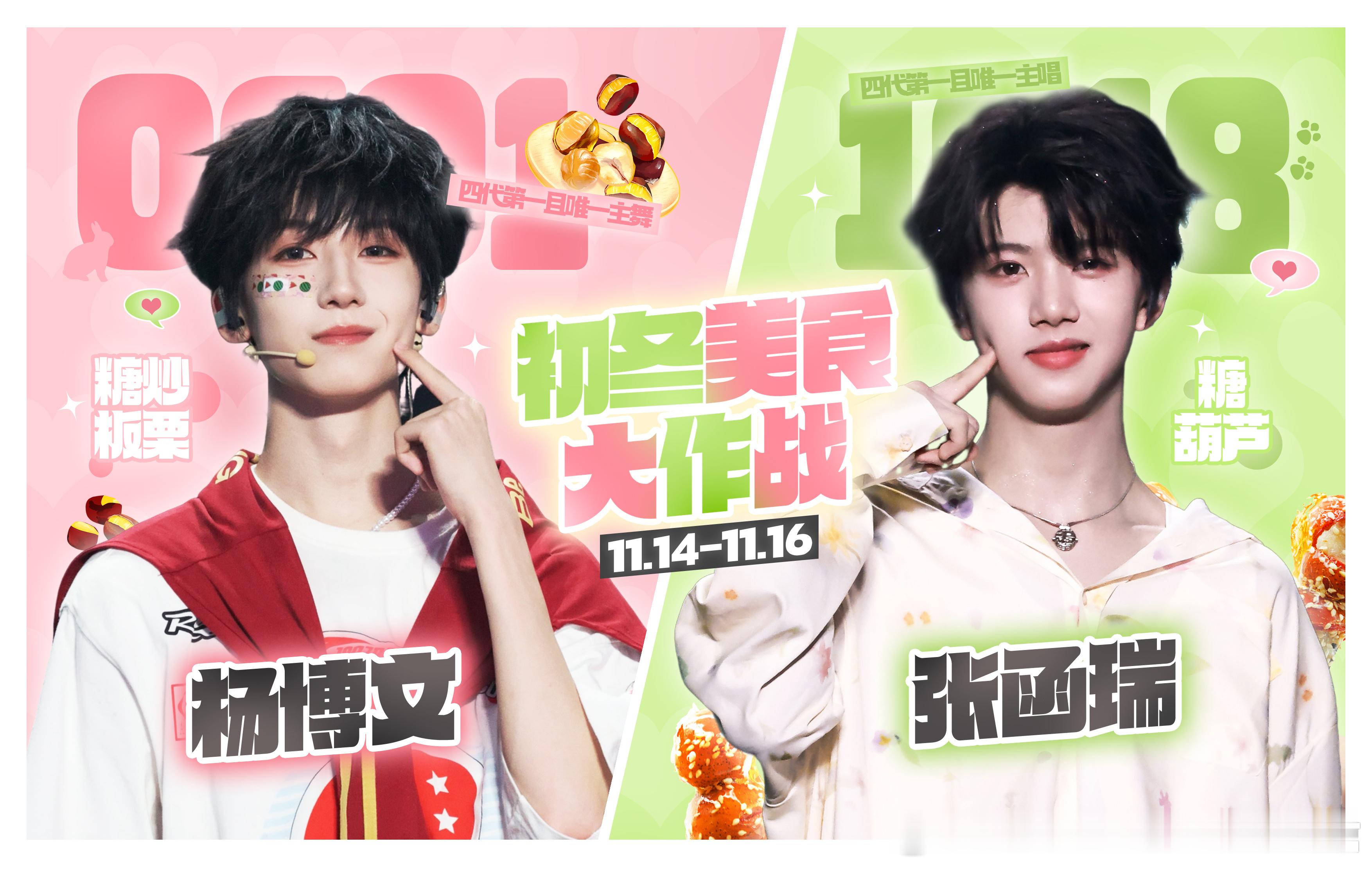 杨博文和张函瑞PK预热🈶 