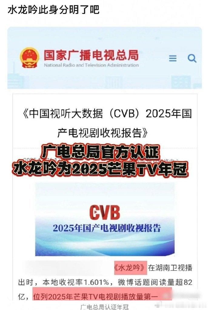 罗云熙水龙吟芒果年冠广电认证水龙吟芒果电视剧播放量第一 罗云熙水龙吟芒果年冠，广