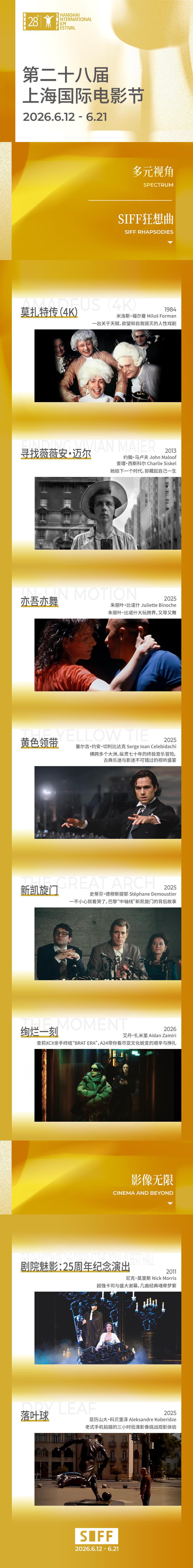 【SIFF展映片单-多元视角】上海国际电影节片单发布✨“薇薇安·迈尔拍下了魅影，