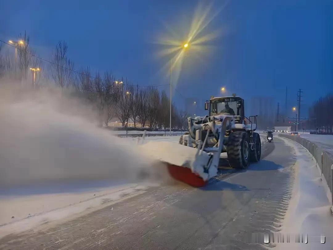 在沈阳感觉好多年都看到这么大的雪了，银装素裹让我想起了小时候，一脚下去雪都能没过