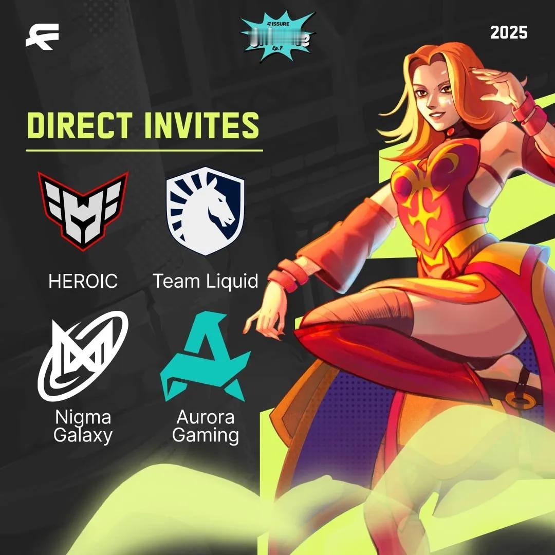 DOTA2: 裂变宇宙S7没有中国队参加

裂变宇宙公布了最后四个直邀队伍，He