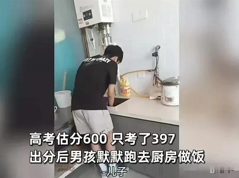 河北保定，一个男生高考后预估自己的分数会达到600分，但最终的成绩只有397分。
