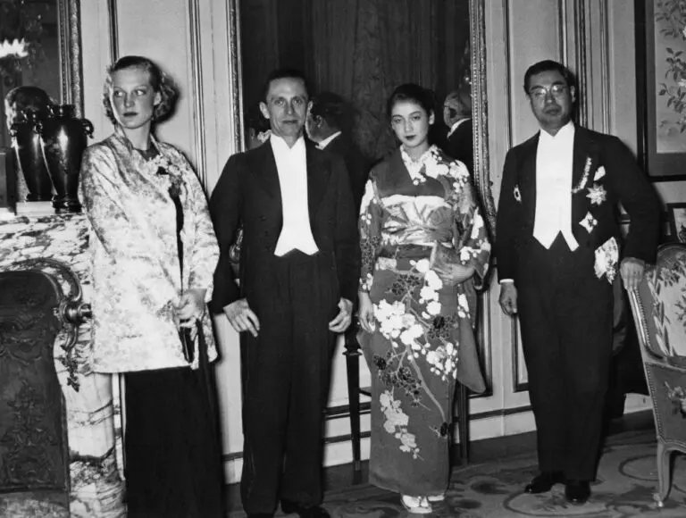 日德同盟 戈培尔与原节子原节子是见过大世面的 