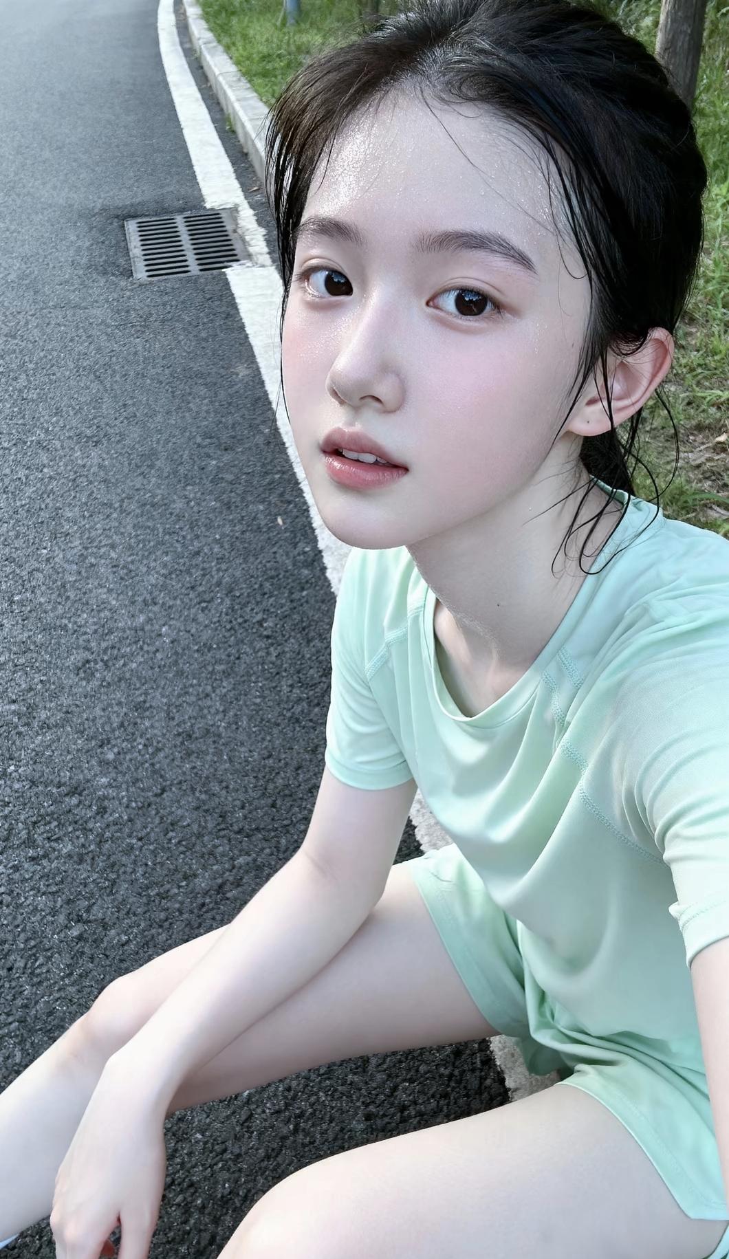 刚运动完，有点累，休息一下。