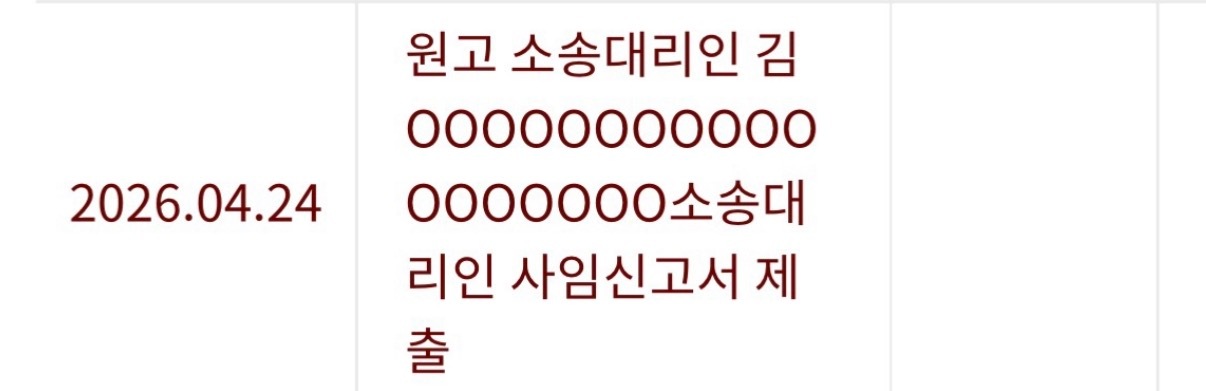 Ador vs Danielle诉讼中，原告Ador的诉讼代理人金&张提交了辞任