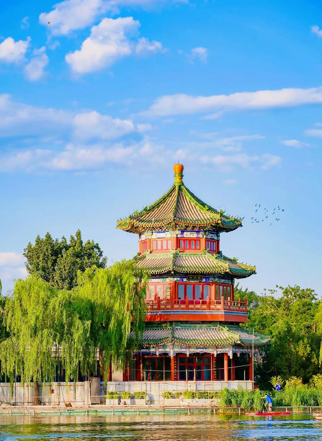 北京初秋是最适合胡同citywalk的时候了
这几天的北京、风里已经有了秋天的味