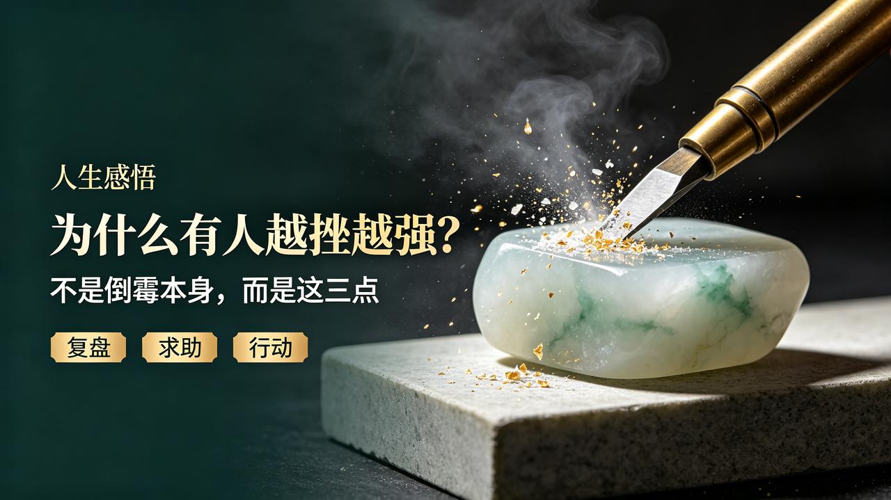 为什么有人越挫越强？不是倒霉本身，而是这三点
 
你有没有发现，身边真正厉害的人