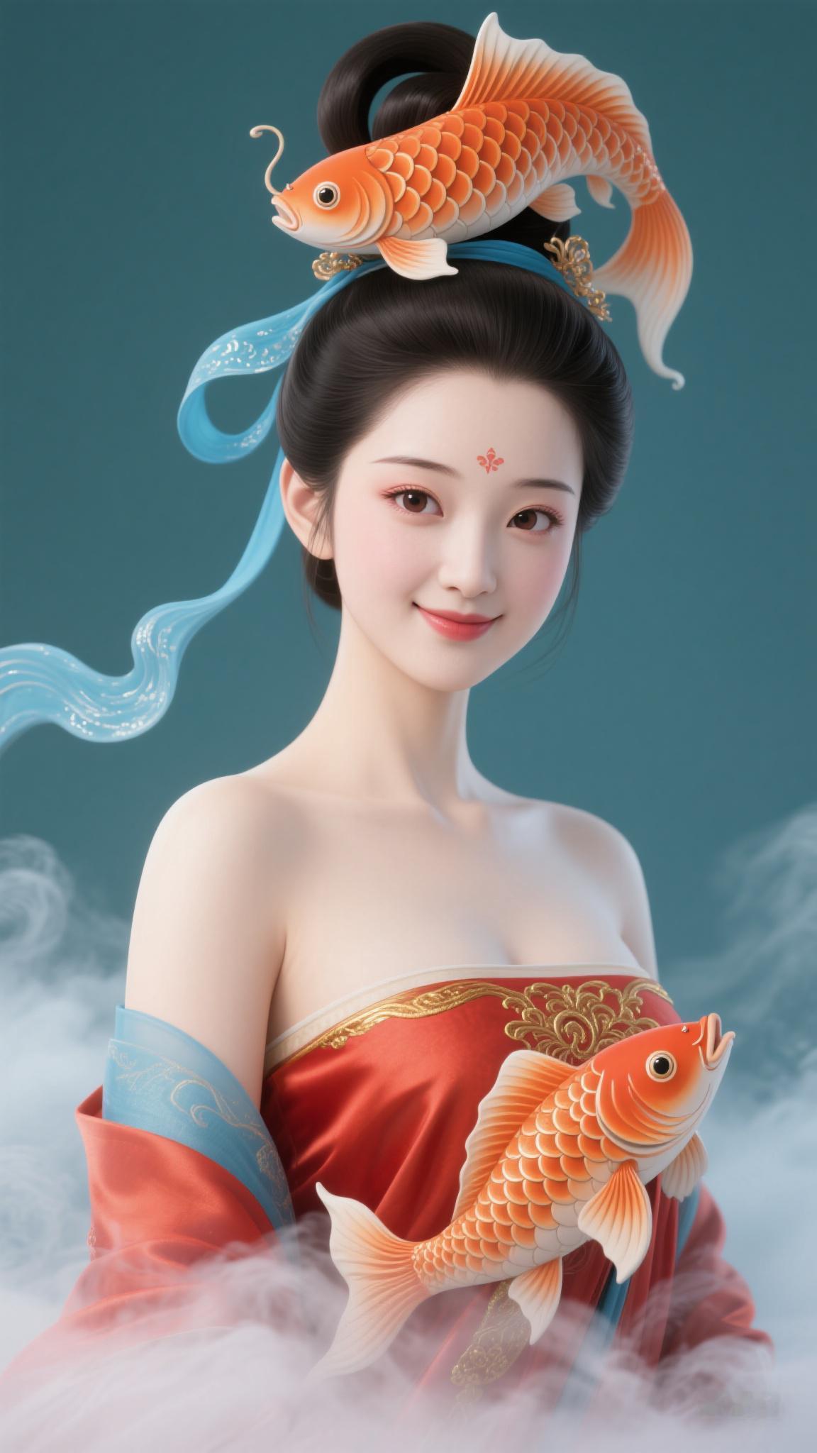 古风美女 古风 仙女下凡到人间 古装 仙气飘飘