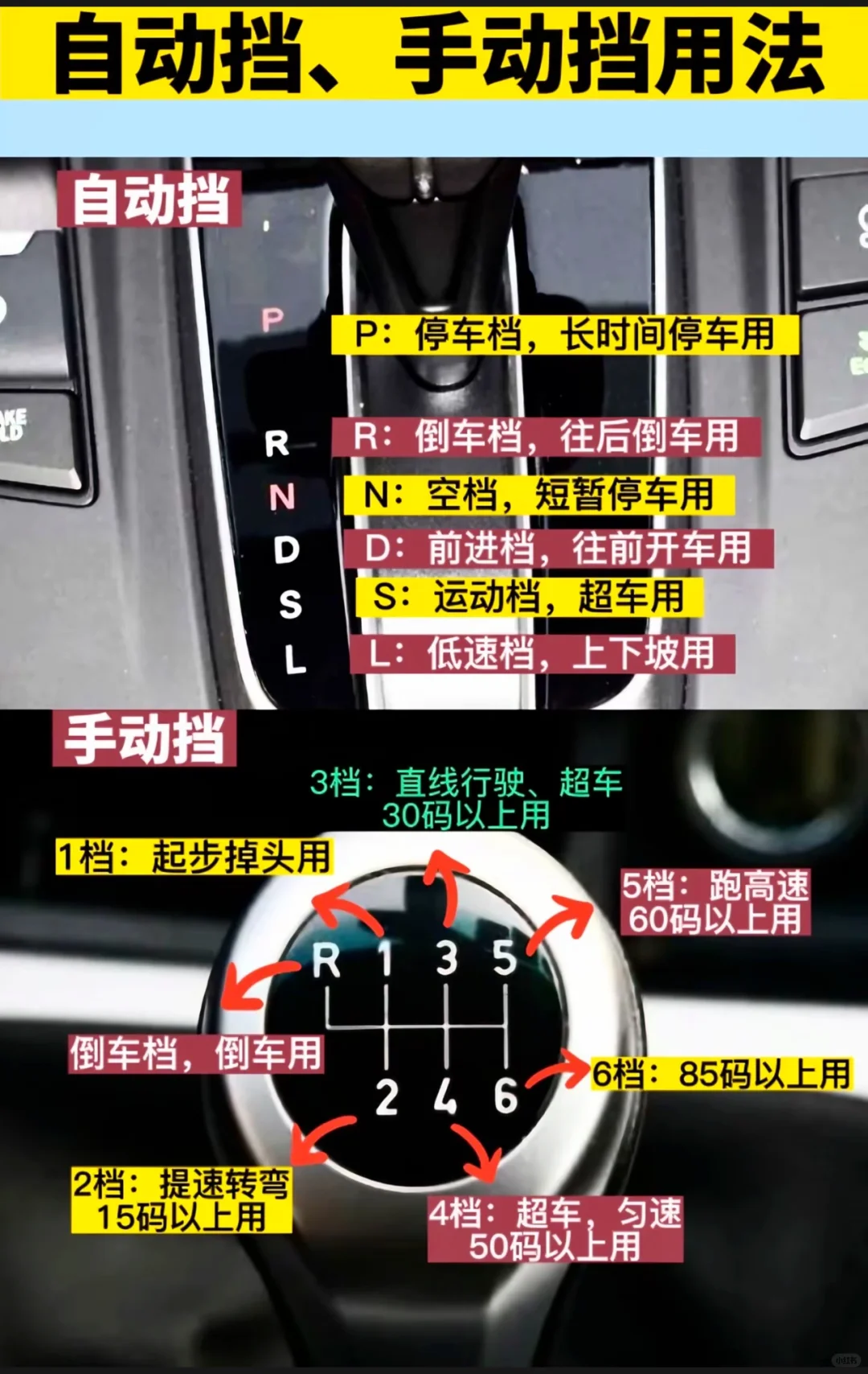 自动挡的车使用技巧