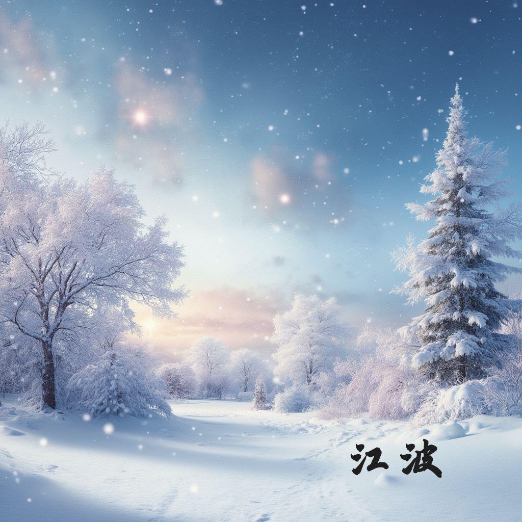 水仙子·北国雪韵
琼花轻舞北山川，
梦羽飘悠落客怜。
寰球倾耳东方炫。
望冰魂画