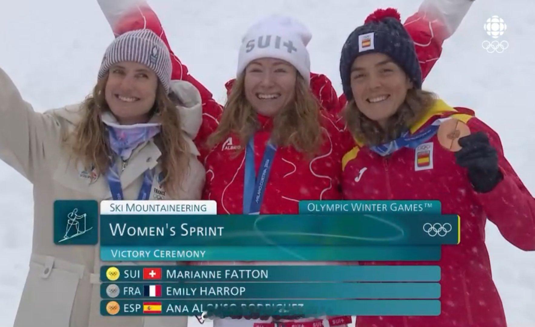 2026米兰冬奥会 🇫🇷 艾米莉·哈罗普创造历史！🥈在米兰-科尔蒂纳202