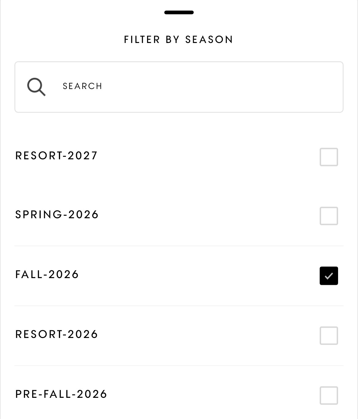 忙忙叨叨快两个月，26秋冬季的发布正式落下帷幕，接下来就浅浅期待27春夏啦 ～ 