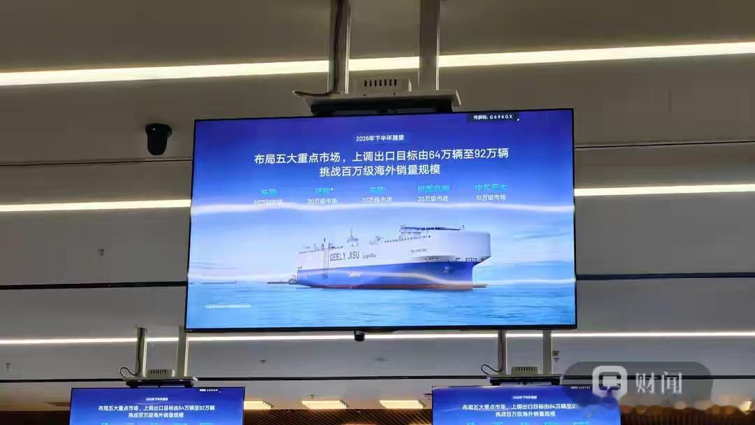 2026年，吉利也上调了出口目标，由年初的64万辆上调至92万辆。具体来看，东盟