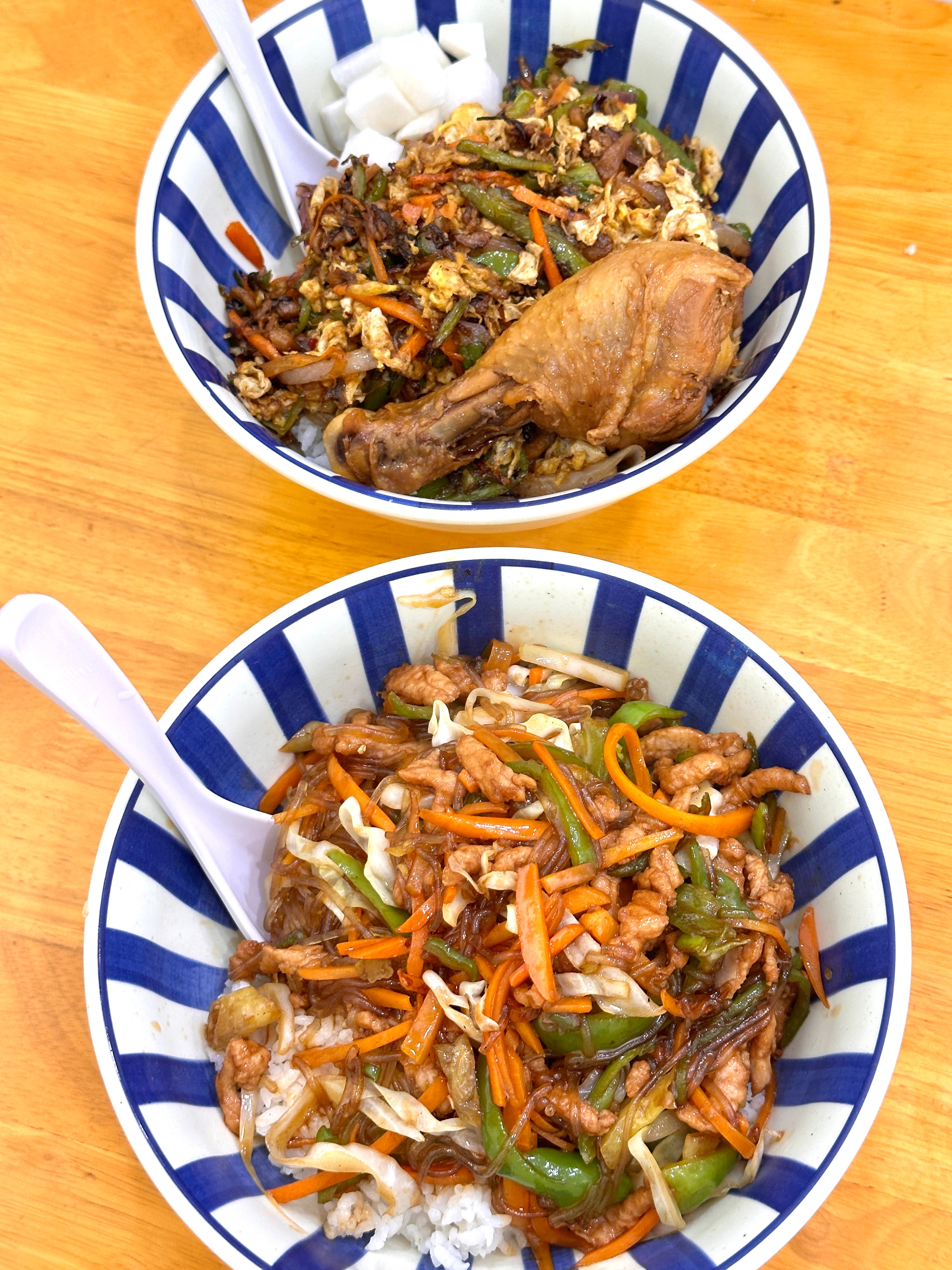 好久没吃鸡腿饭了👾因为爱上了盖饭！！ ​​​