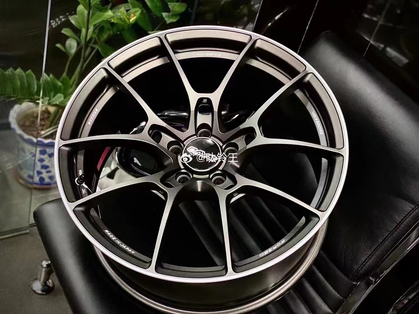 全新日本进口RAYS G025 MK19寸8.5/9.5J ET38 5×114