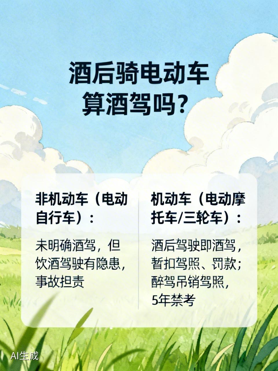 【酒后骑“电动车”算酒驾吗？大理交警：当然算】
酒后骑“电动车”到底算不算酒驾，