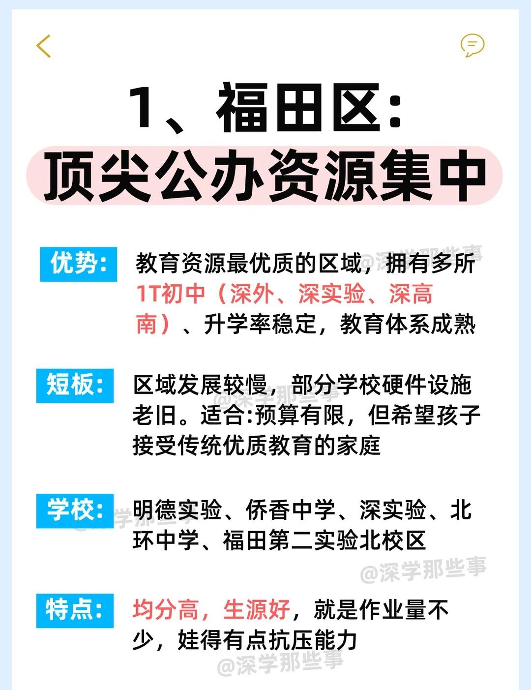 深圳各区教育风格大揭秘！选校必看
深圳 小升初 深圳小升初 教育风向标 学区 家