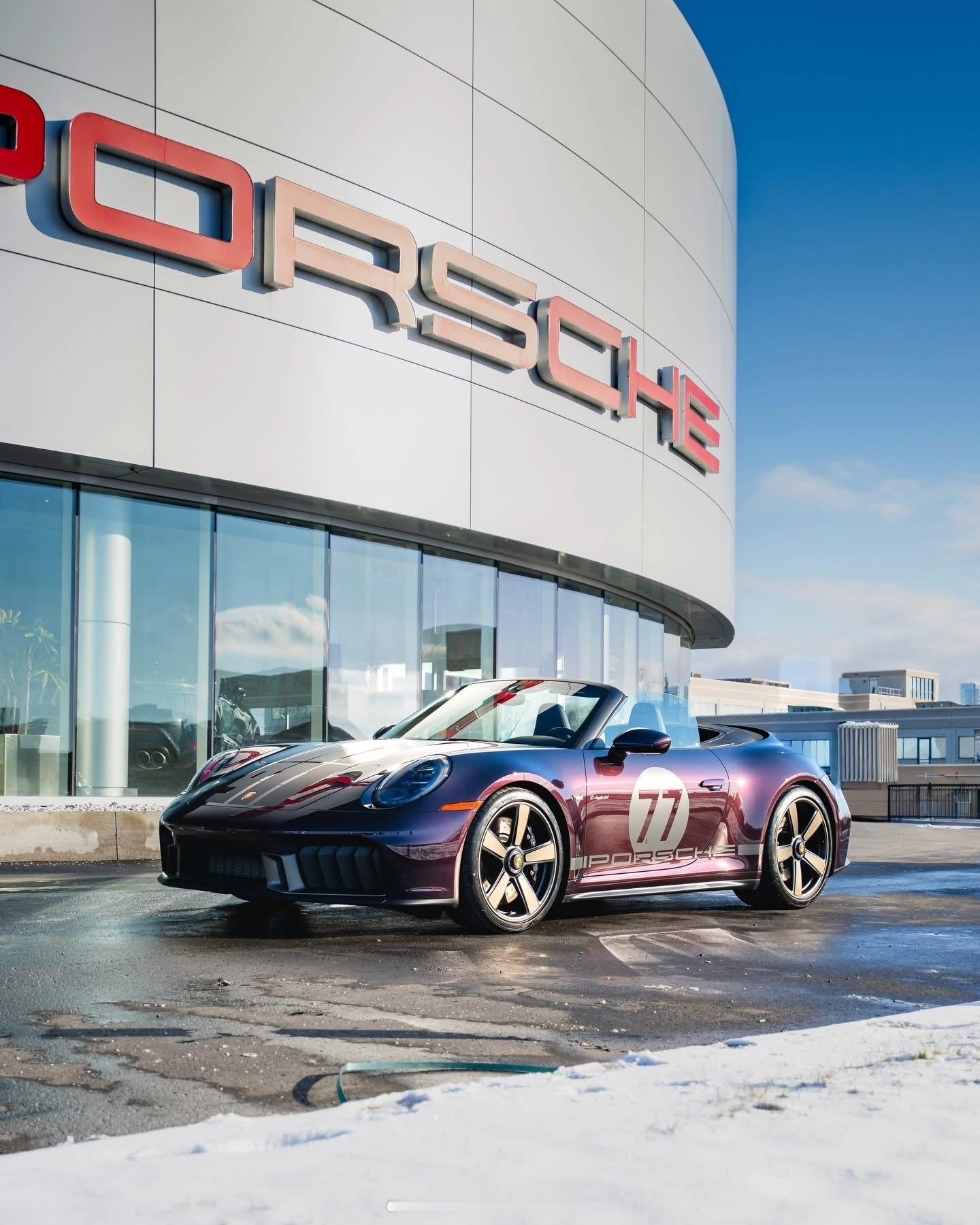 极品青蛙跑车紫水晶涂装🔮🔮🔮保时捷911 Spirit 70👽👽👽 