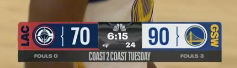 不是，勇士这段时间每一次进攻都打到24秒快到时，然后最后压哨进球，快船心态直接崩