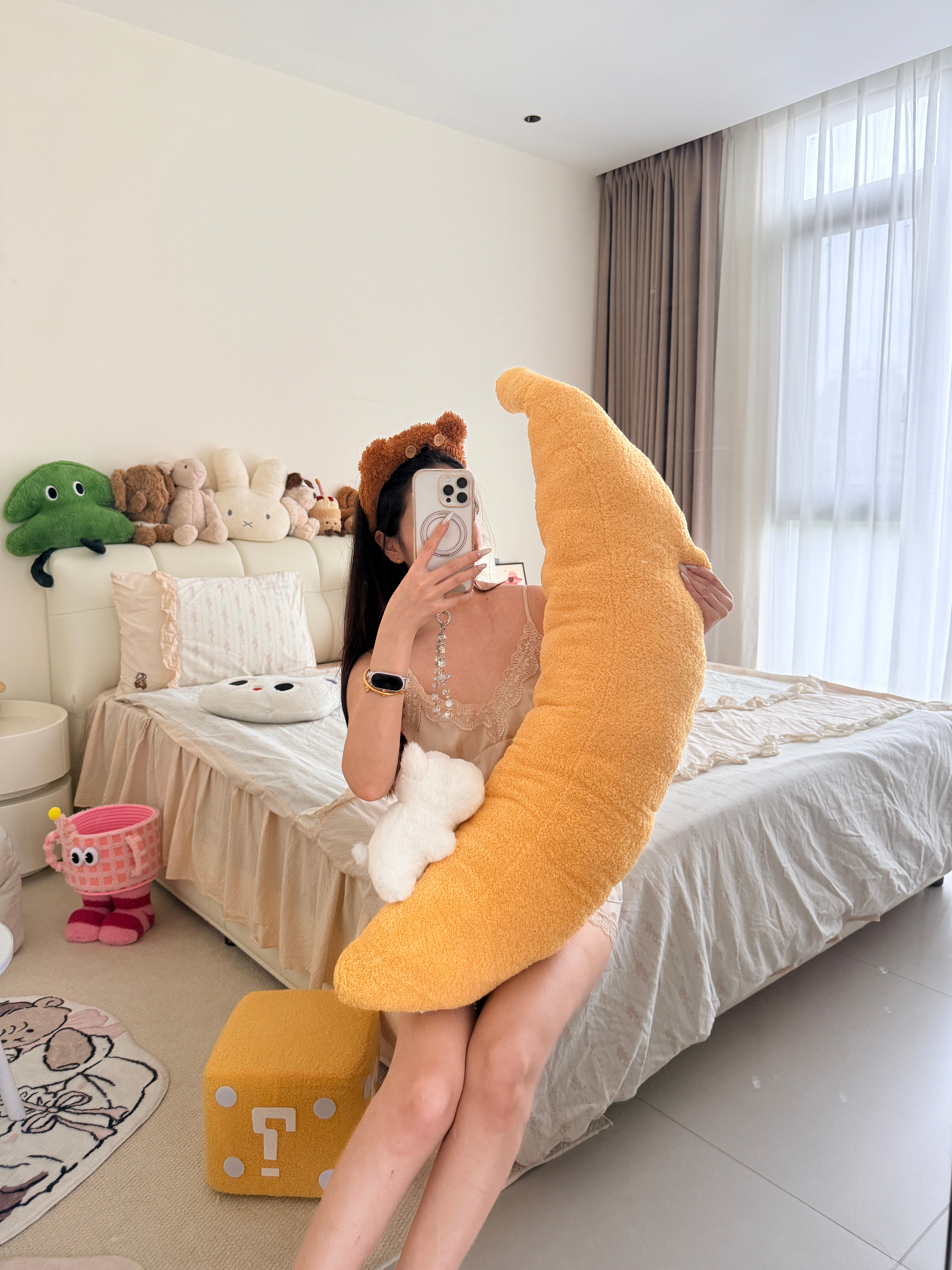 今天收拾房间~𝘄𝗼𝗿𝗸𝗶𝗻𝗴~🍌 