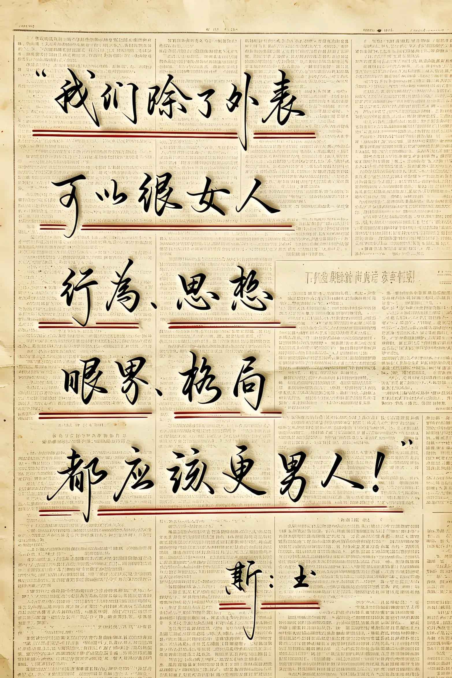 写字是一种生活