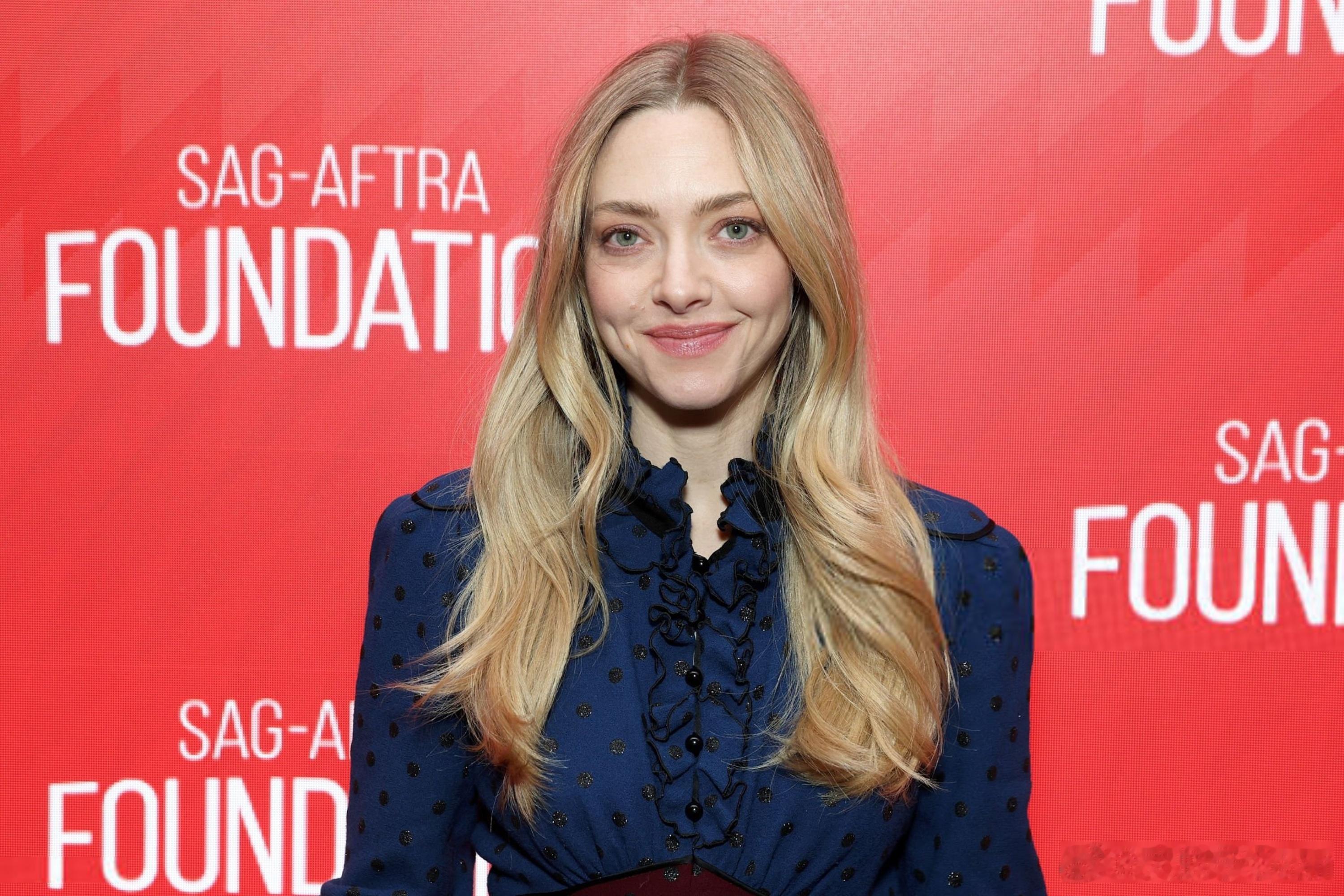 amanda seyfried阿曼达塞弗莱德在纽约出席 SAG-AFTRA举办的