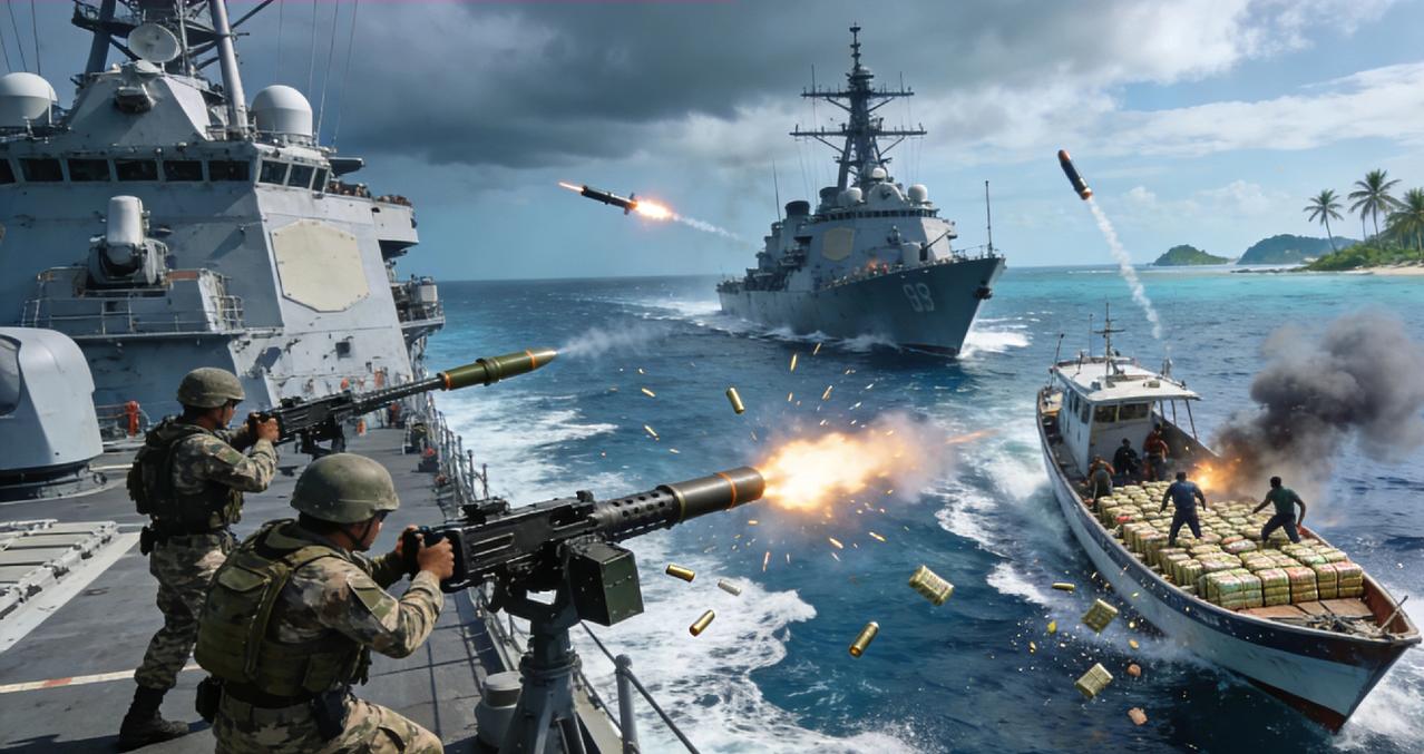 美军称打击一艘“贩毒船”打死3人
 
当地时间2月13日，美军南方司令部通报，在