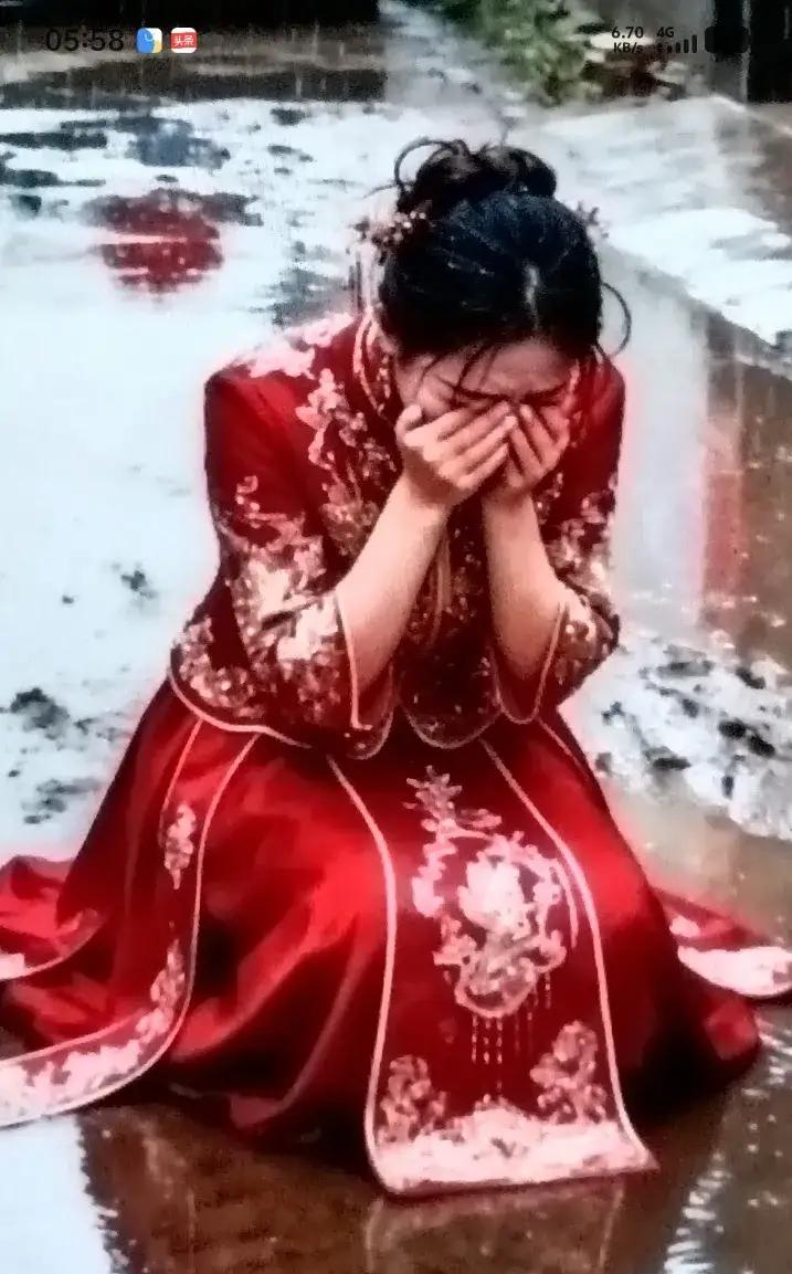 唉，第二天就要结婚了，晚上却偷偷找前男友约会。
缠绵过后，一心等着新郎前来接亲。