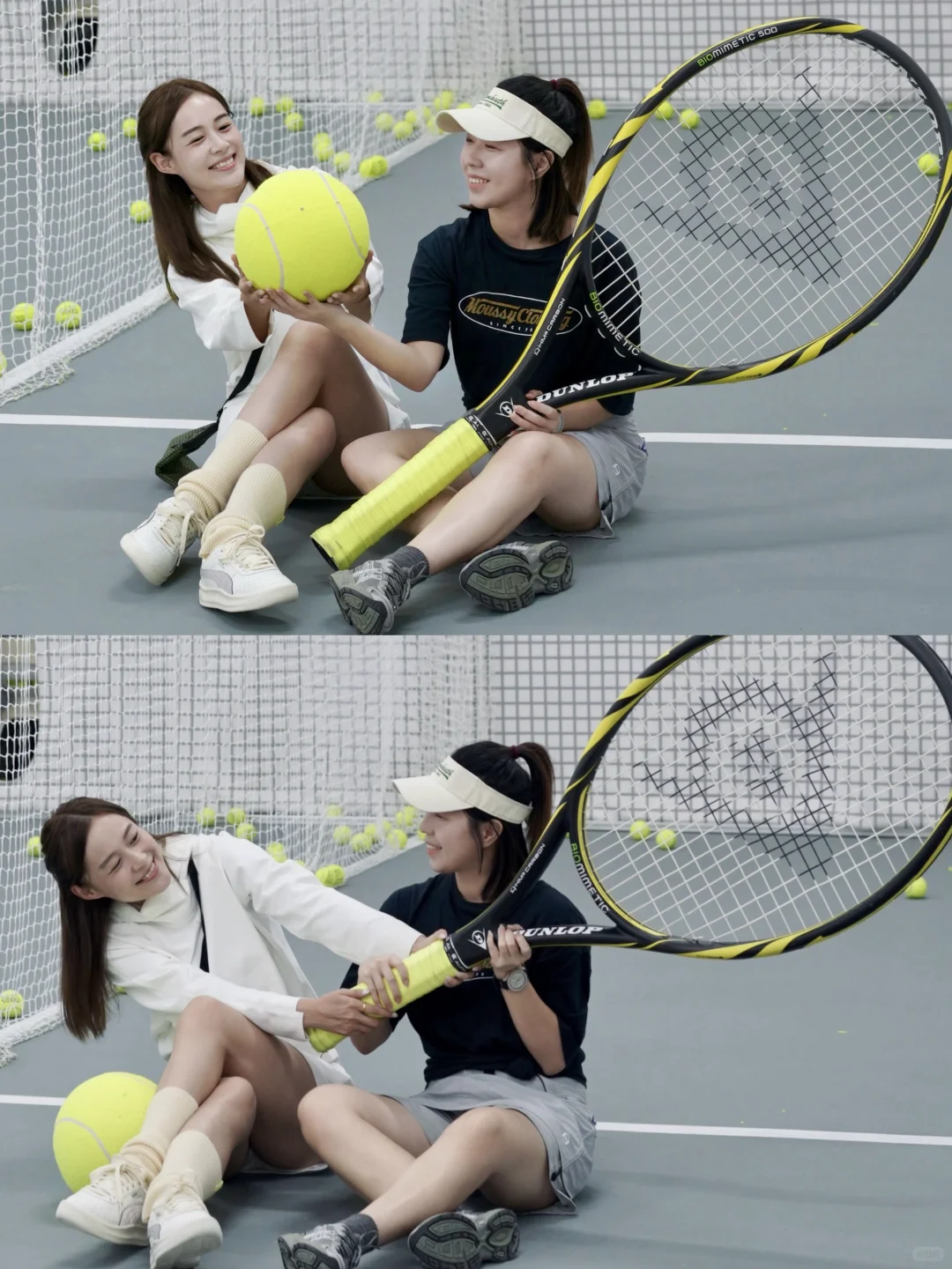 🎾网球女孩们｜要么不打，要打就打大的！