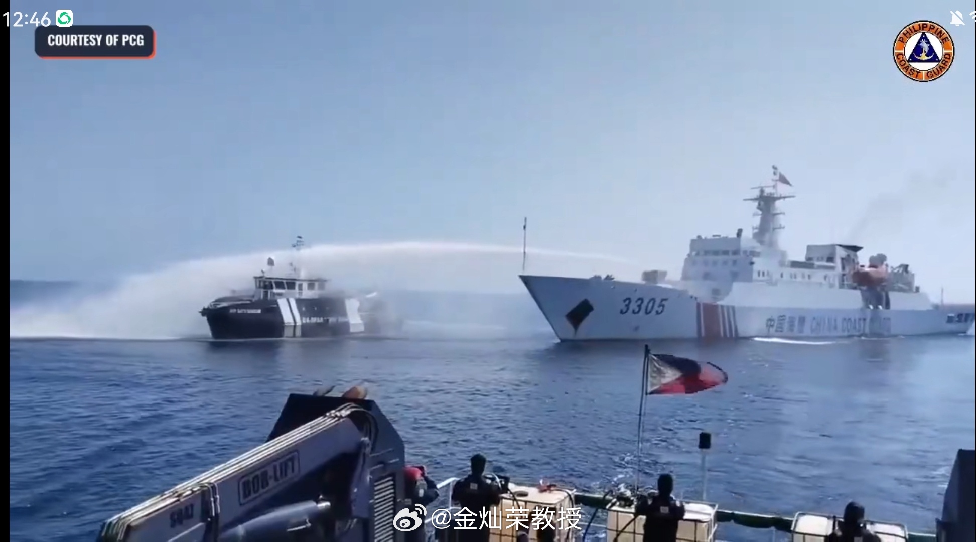 最近美国鼓动菲律宾方面，在南海黄岩岛、仁爱礁、中业岛闹事，我觉得这是美国挑起中国
