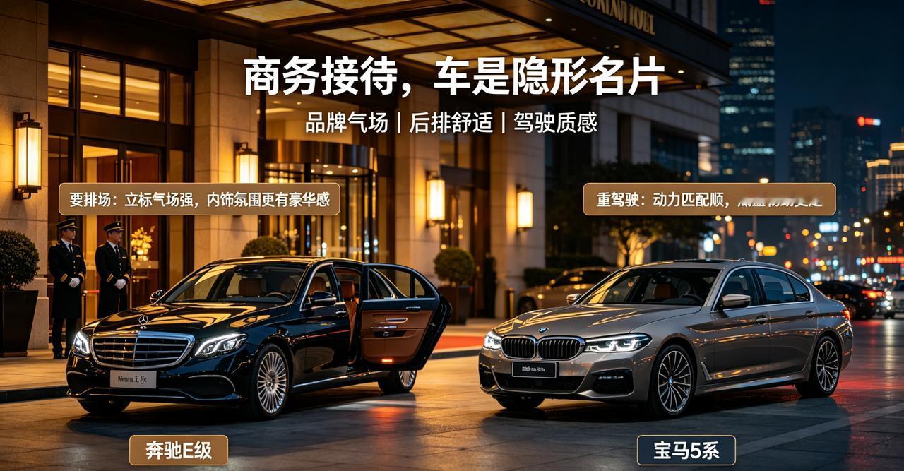 5系和E级对比来说，我以前是倾向5系的，但是新款5系的外观实在是不敢苟同。
商务